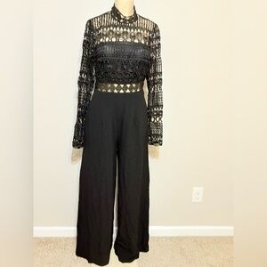 Black long pantss jumpsuit